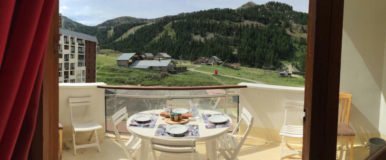 Appartamento Chaleureux 3 pièces 50m² plein sud avec grande terrasse au pied des pistes à Isola 2000 Esterno foto
